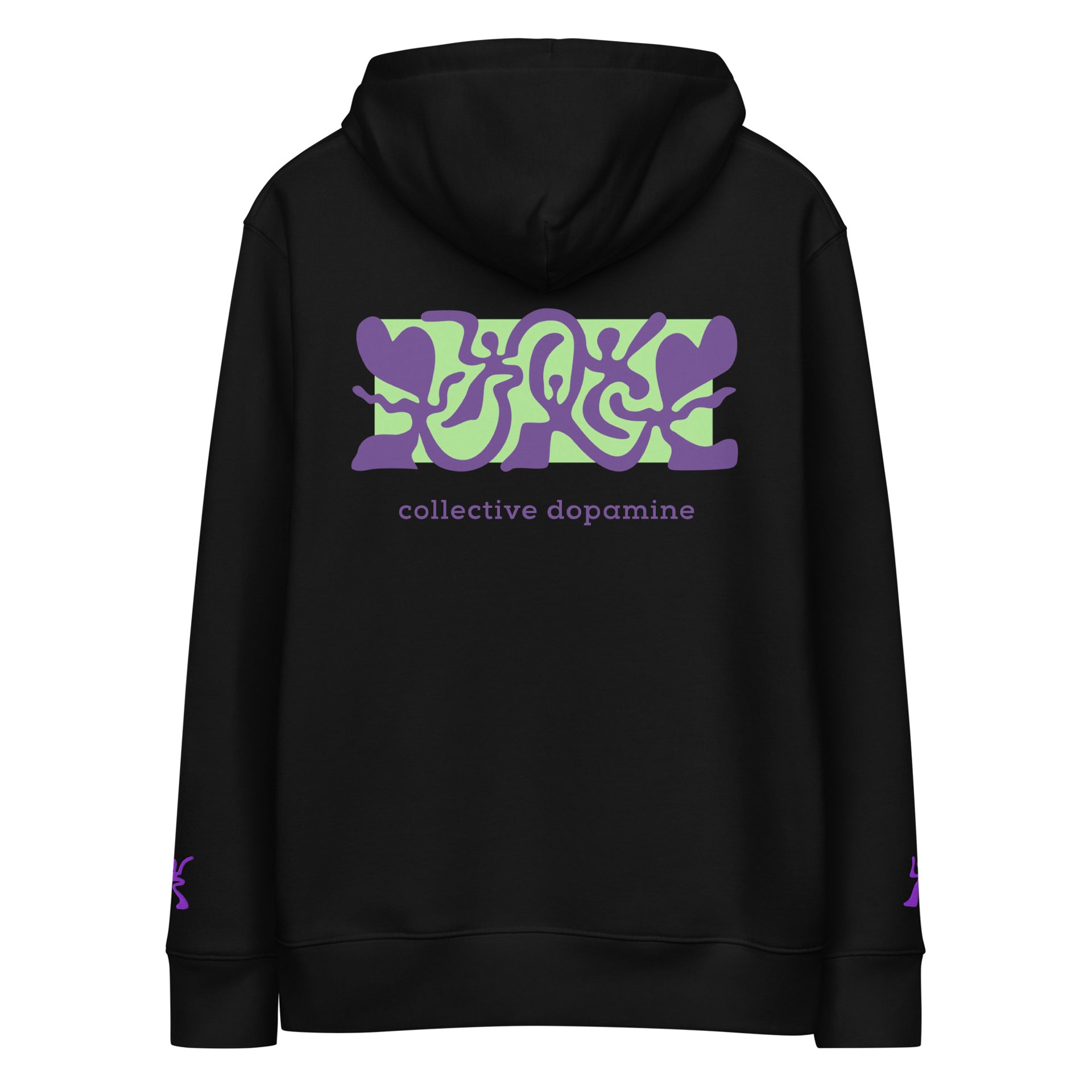 COLLECTIVE DOPAMINE Black Hoodie Unisex