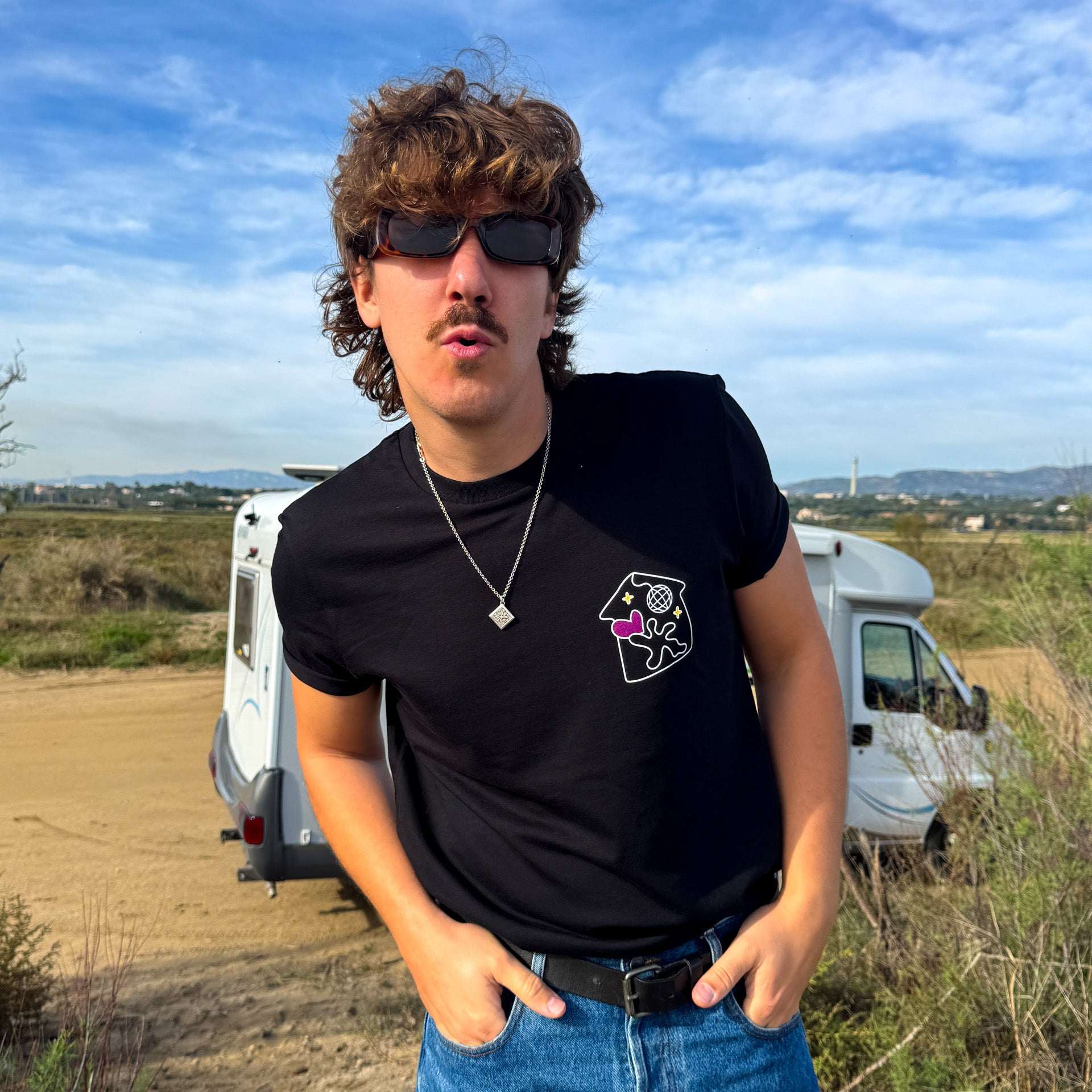 HOUSE THERAPY Black T-Shirt Unisex