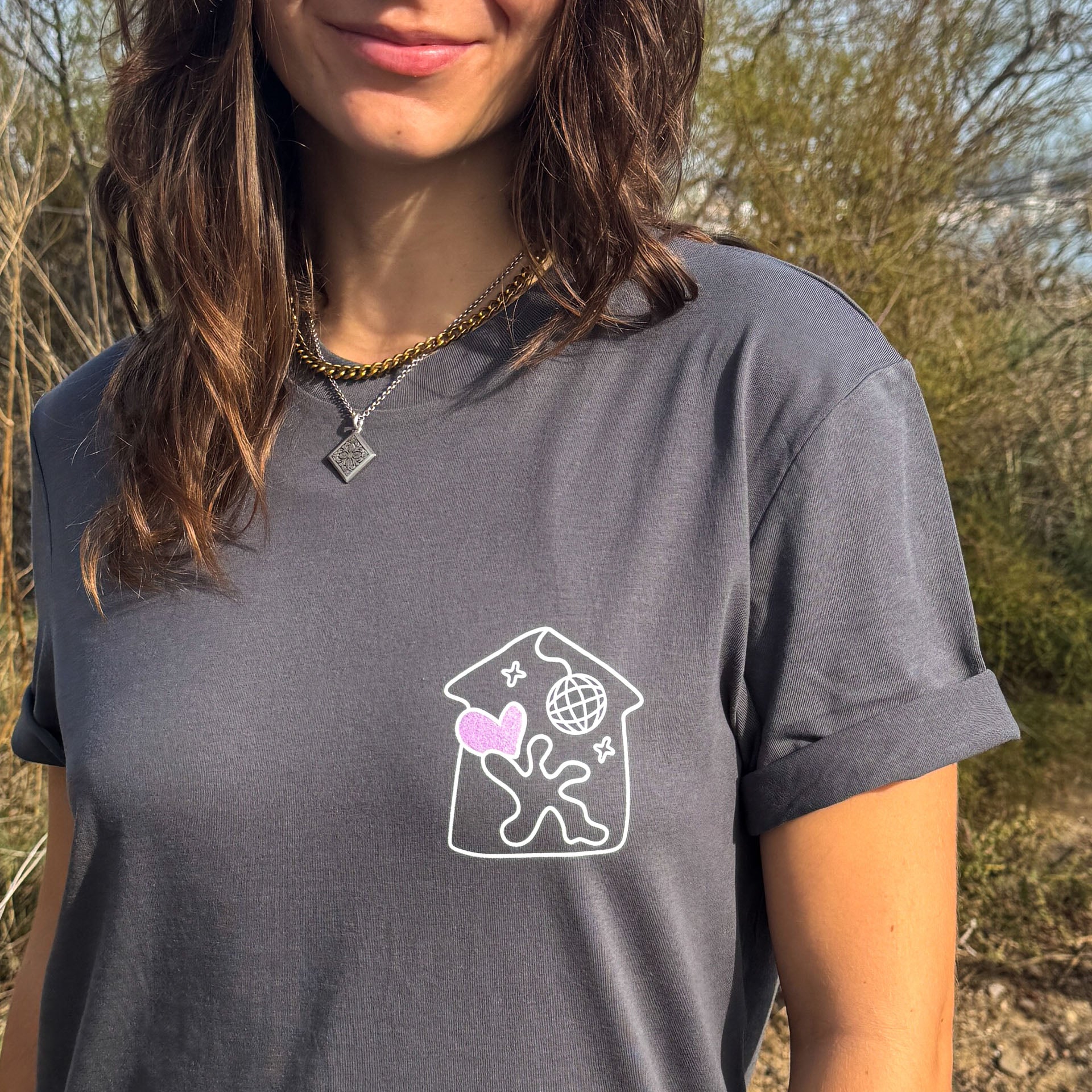 HOUSE THERAPY Anthracite T-Shirt Unisex