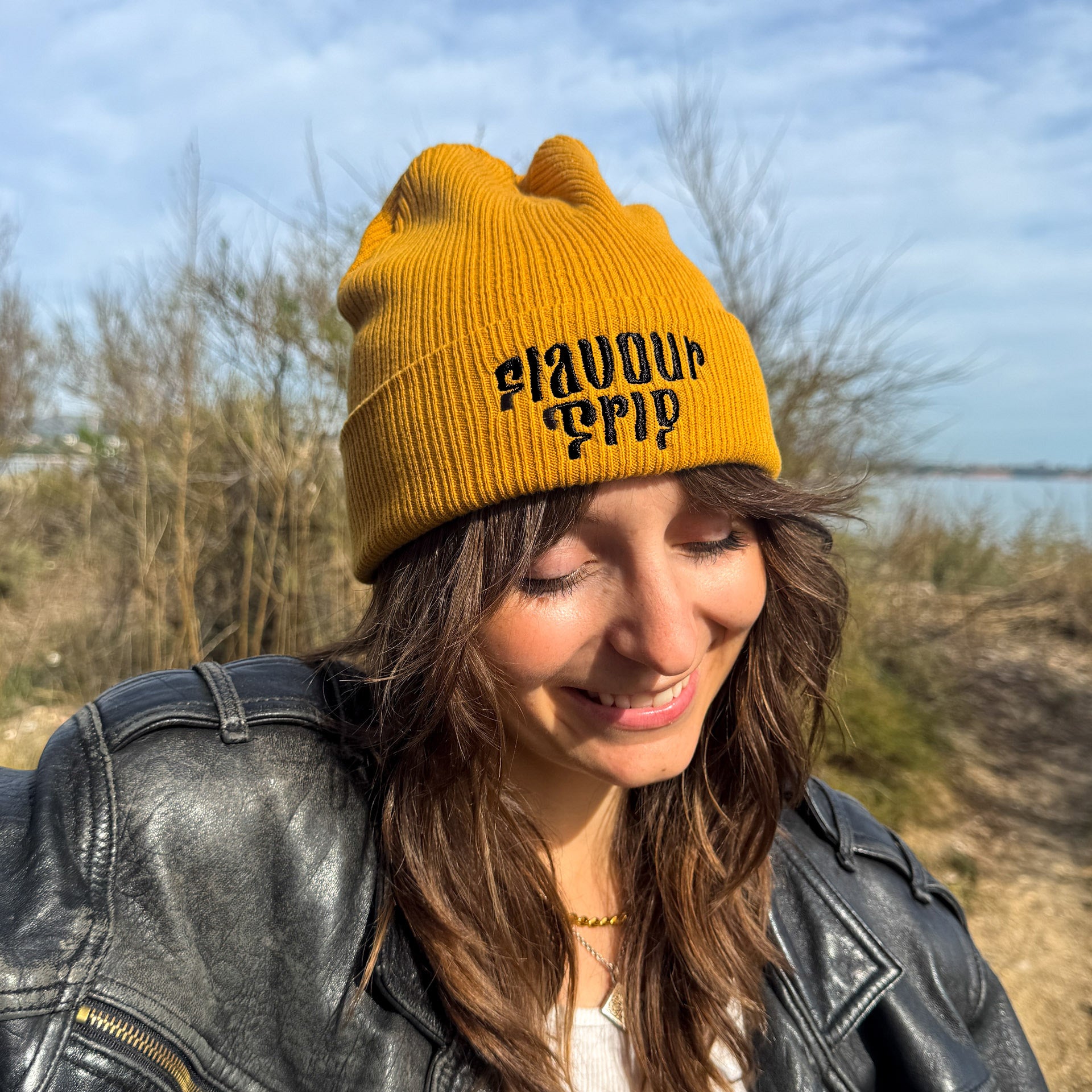 HOUSE HEAD Beanie Mustard Yellow