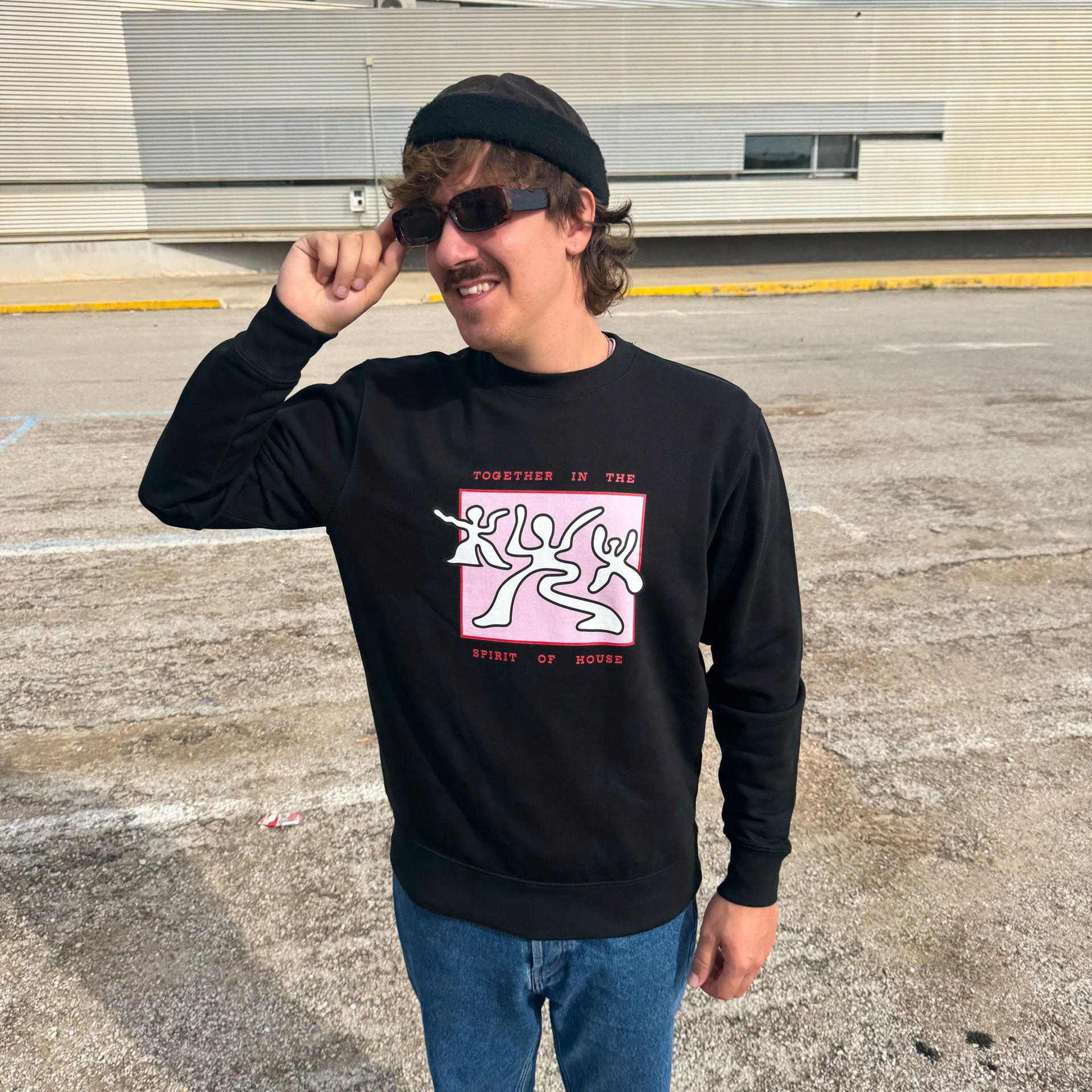 SPIRIT OF HOUSE Black Sweater Unisex