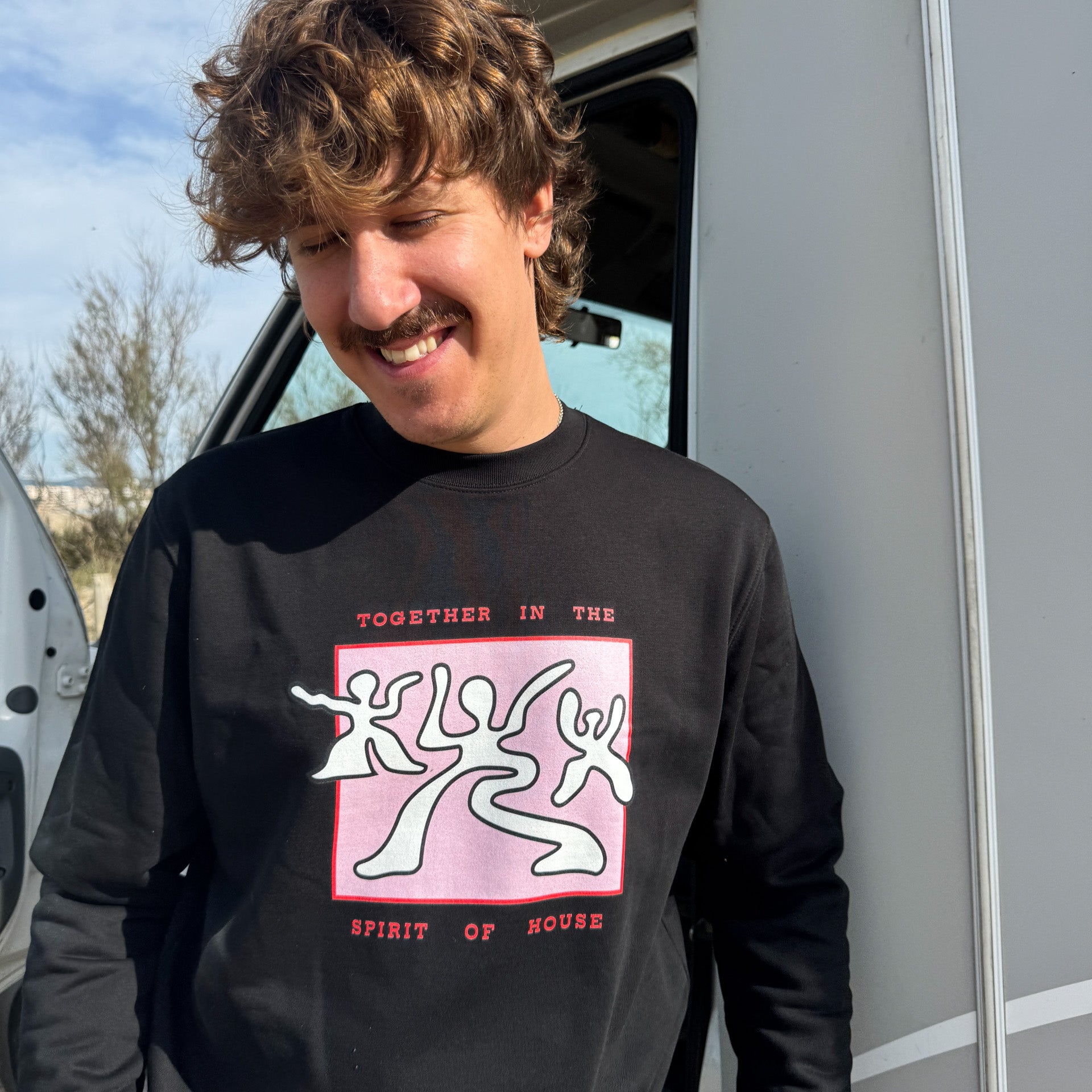 SPIRIT OF HOUSE Black Sweater Unisex