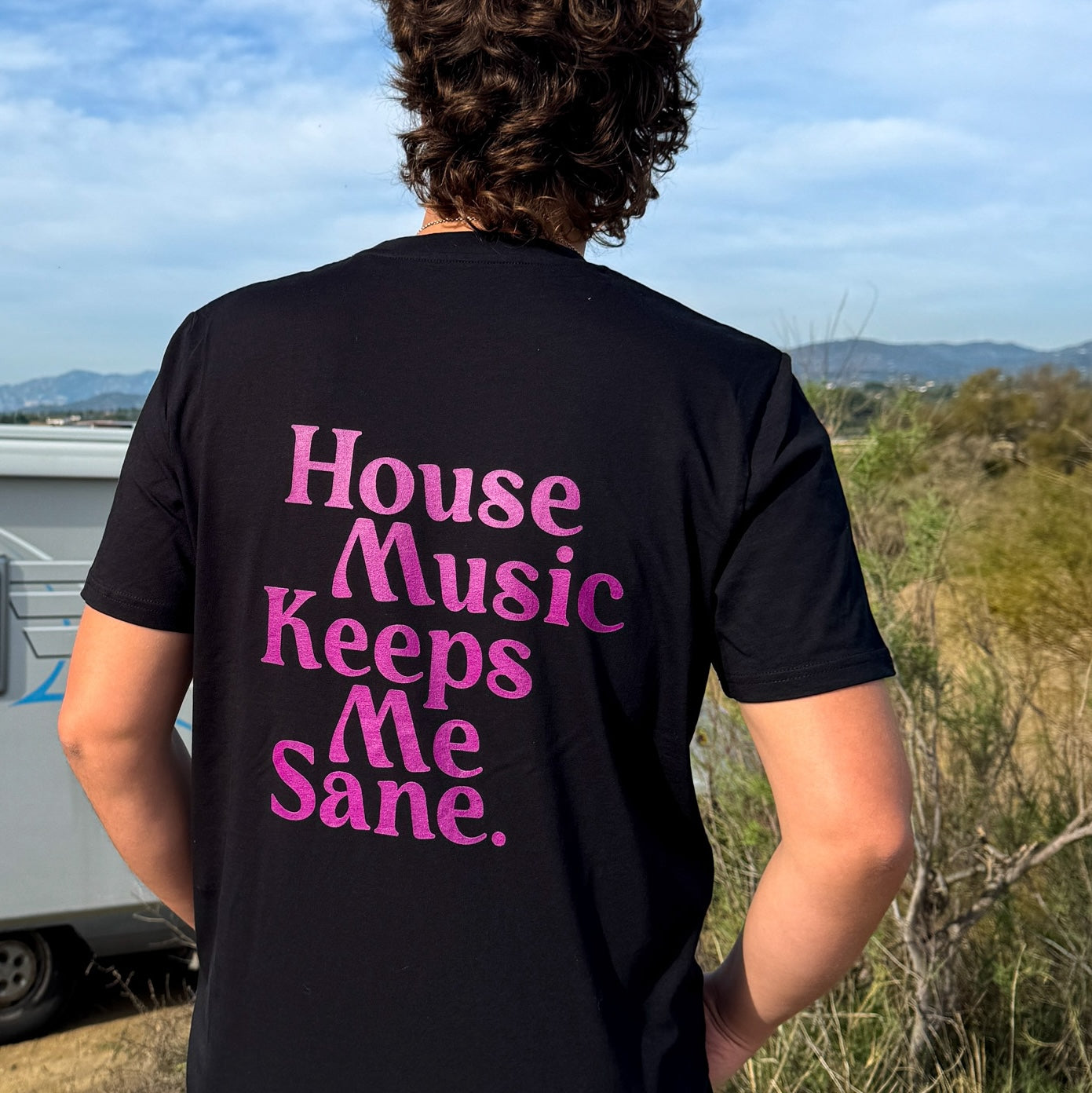 HOUSE THERAPY Black T-Shirt Unisex